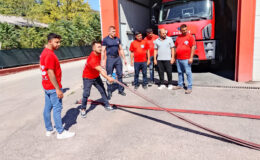 Belediyeden uygulamalı yangın eğitimi