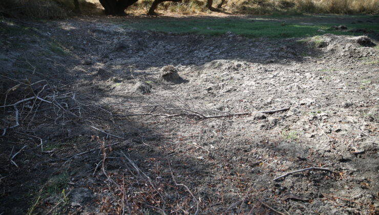 Musabeyli Göleti tamamen kurudu