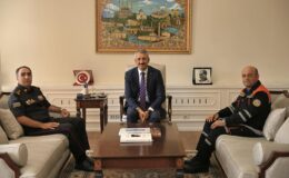Vali Sezer, Azerbaycan heyetini kabul etti