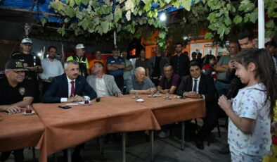 Vali Sezer, Yıldırım sakinleriyle buluştu