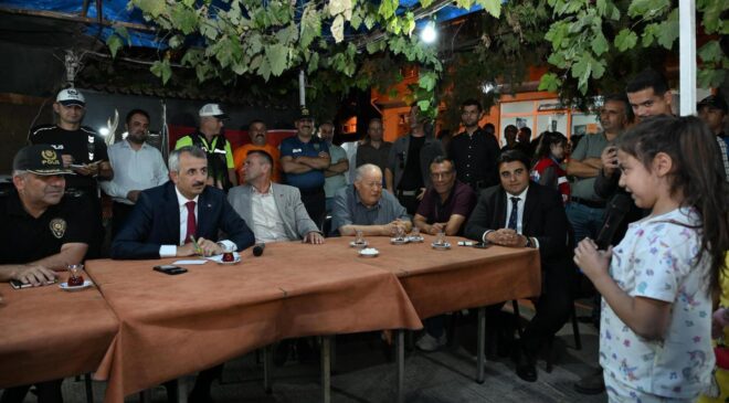 Vali Sezer, Yıldırım sakinleriyle buluştu