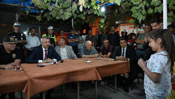 Vali Sezer, Yıldırım sakinleriyle buluştu