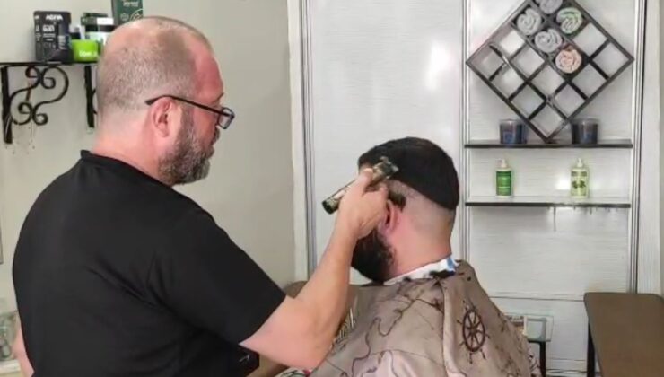 Okulların açılması berberlere yaramadı