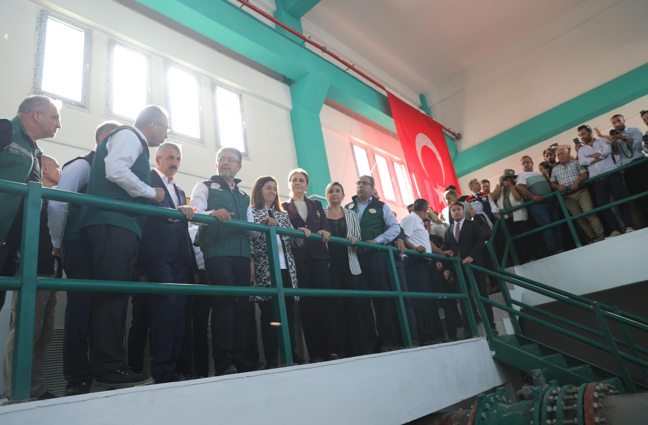 Çakmak Barajına su verildi