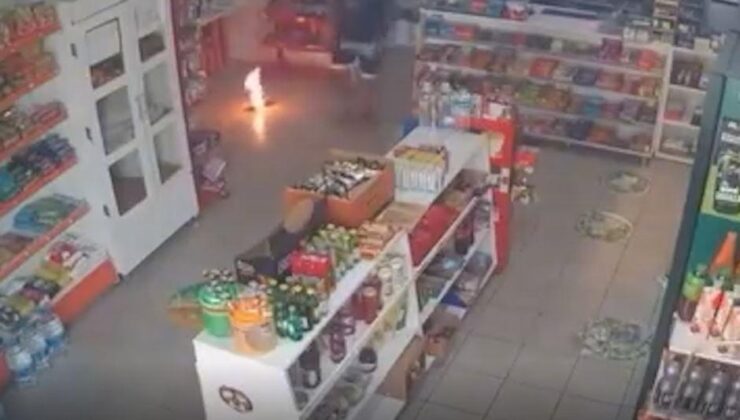 Çakmak gazı tüpü alev aldı