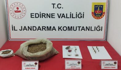 Evde uyuşturucu ele geçirildi