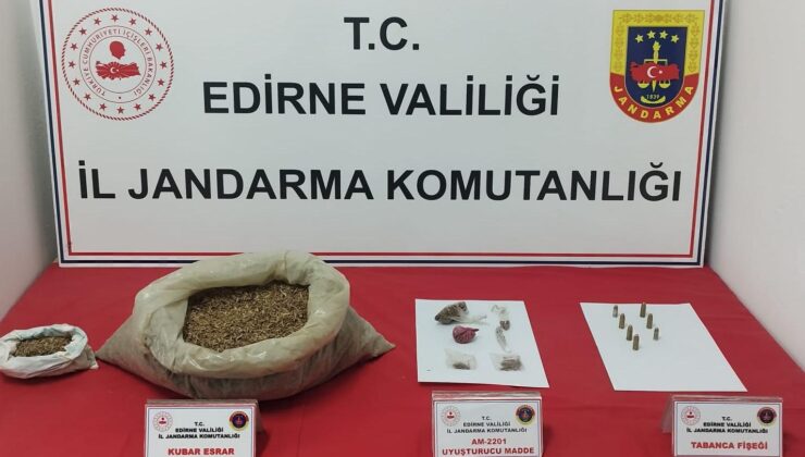 Evde uyuşturucu ele geçirildi