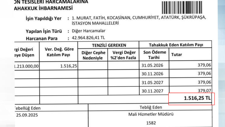 Vatandaşa ihbarname şoku!