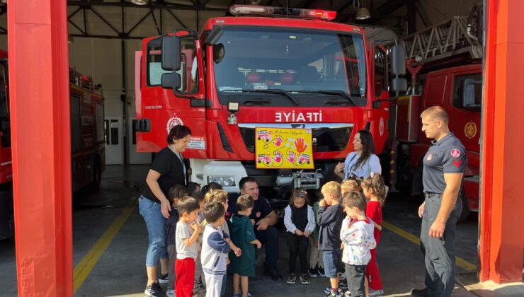 Minikleri heyecanlandıran ziyaret