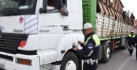 Kamyonlara sıkı denetim
