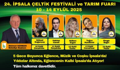 İpsala konserine ünlü yağmuru