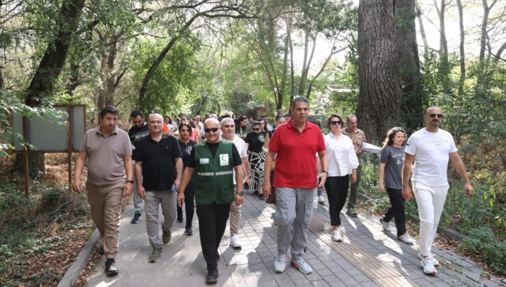 Sağlıklı yaşam için yürüyüş düzenlendi