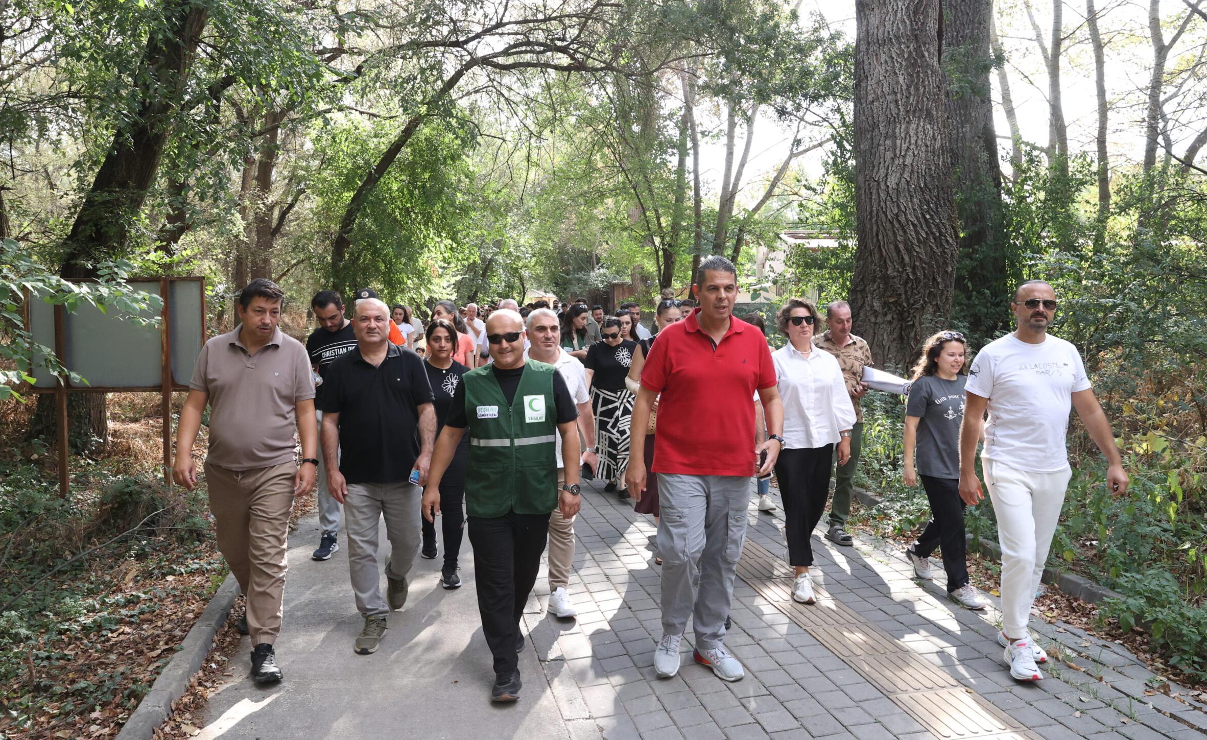 Sağlıklı yaşam için yürüyüş düzenlendi