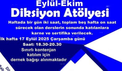 SAYRED’ten diksiyon atölyesi