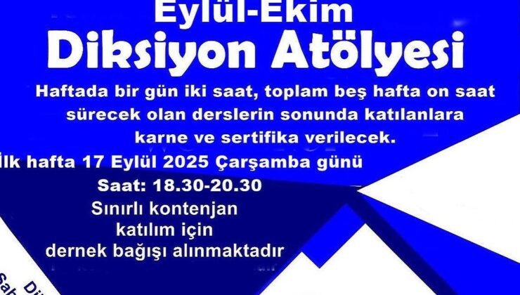 SAYRED’ten diksiyon atölyesi