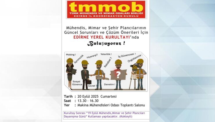 TMMOB 71 yaşında