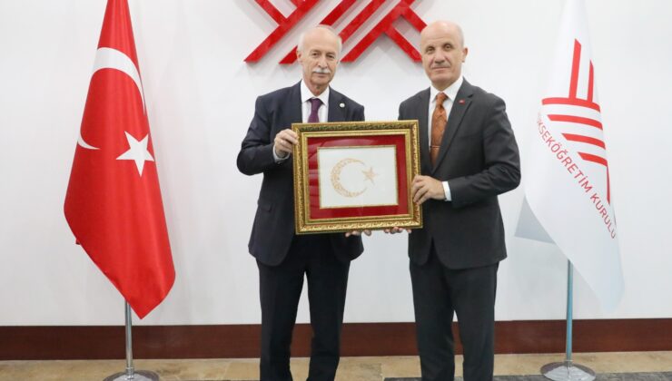 Rektör Hatipler’den YÖK Başkanı Özvar’a ziyaret