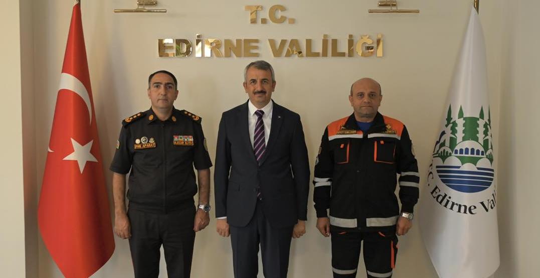 Vali Sezer, Azerbaycan heyetini kabul etti
