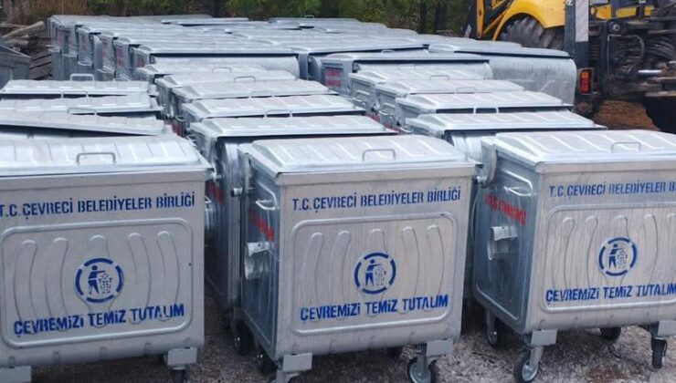 Lalapaşa’ya yeni çöp konteyneri