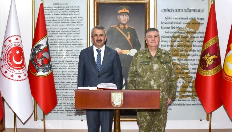 5. Kolordu Komutanı Aksoytürk’e ziyaret