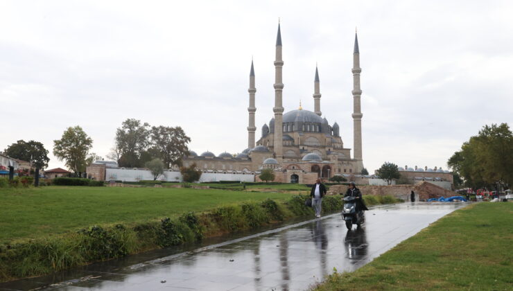 Edirne’de sağanak