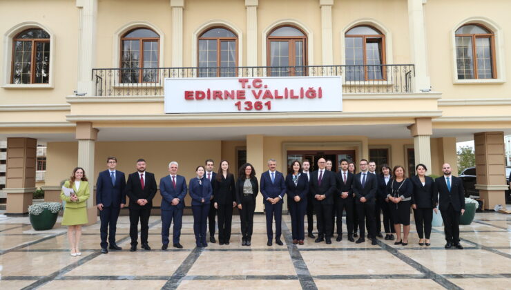 Bulgaristanlı genç diplomatlar Edirne’de