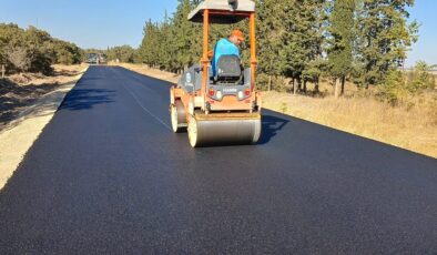 Köy yolları asfaltlanıyor