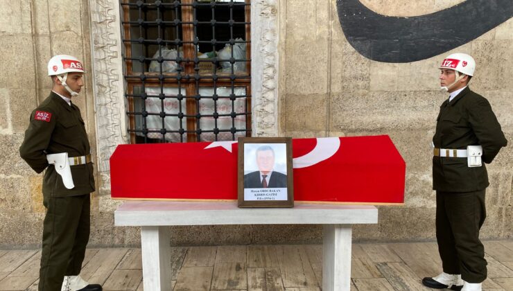 Kıbrıs gazisi Hasan Ordubakan’a veda