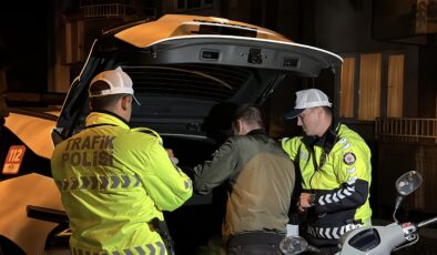 Motosiklet sürücüsü alkollü çıktı!