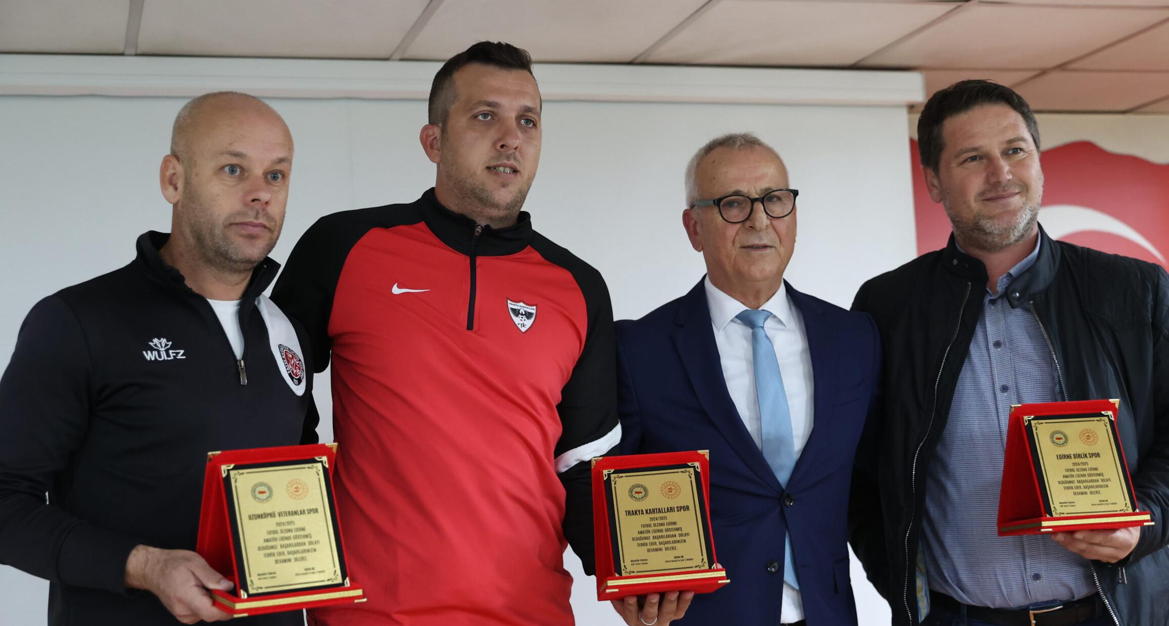  Amatör Lig plaket töreni düzenlendi