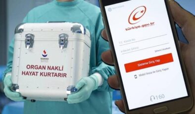 e-Nabız ve e-Devlet üzerinden organ bağışı
