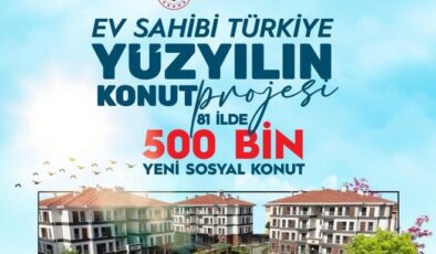 Edirne’ye 2530 sosyal konut