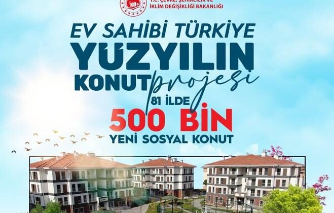 Edirne’ye 2530 sosyal konut