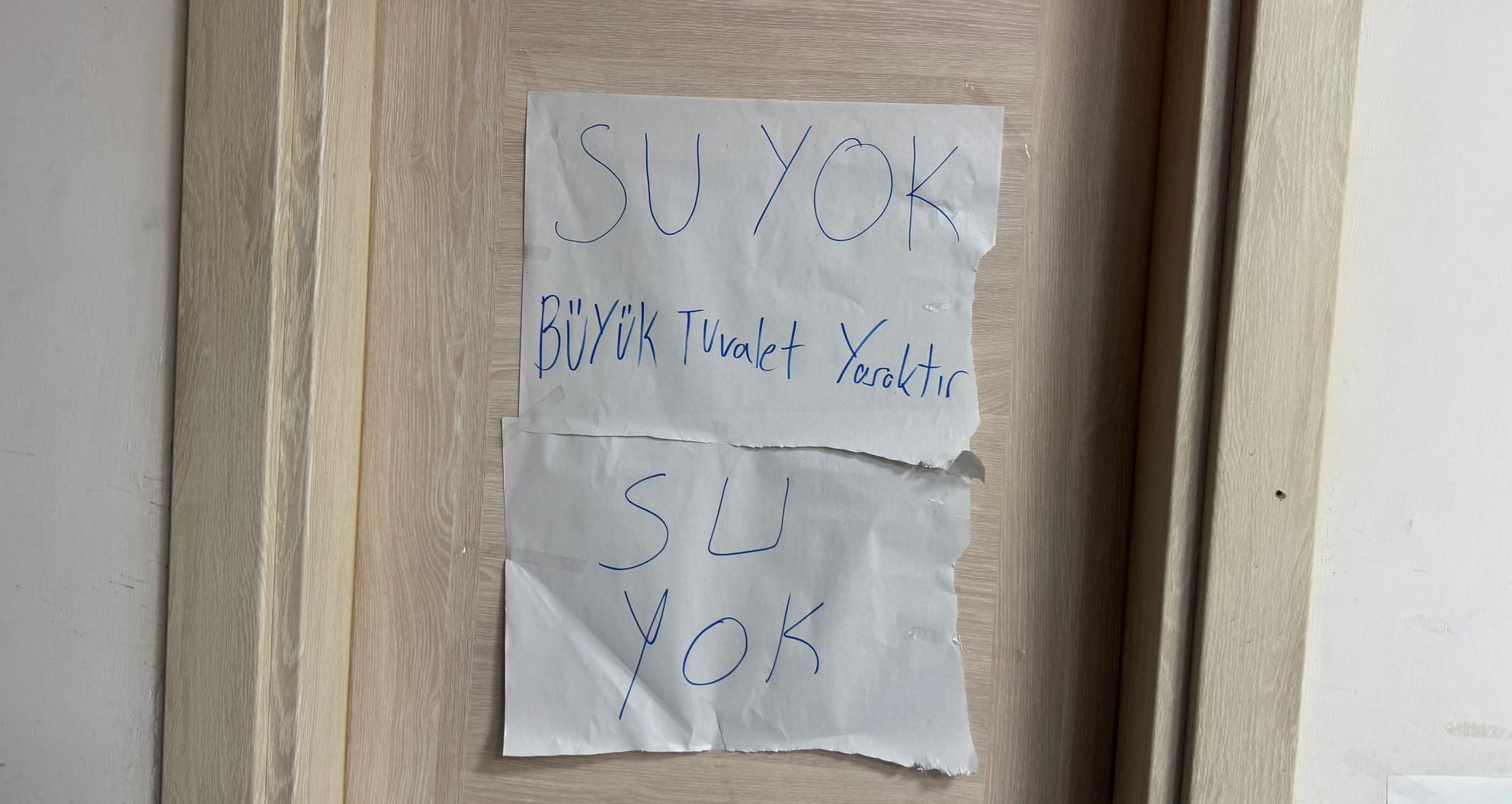 İşletmecinin susuzluk yasağı