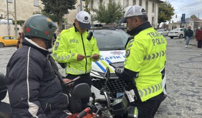 Motosiklet sürücülerine denetim
