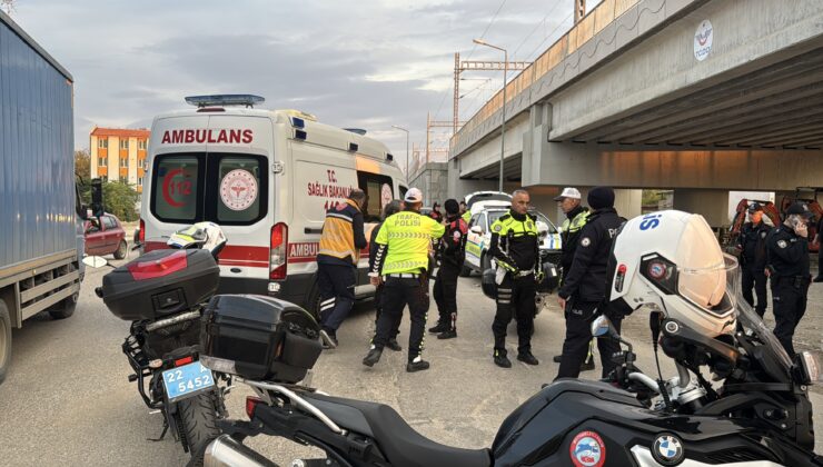 Edirne’de feci kaza: 1 Ölü