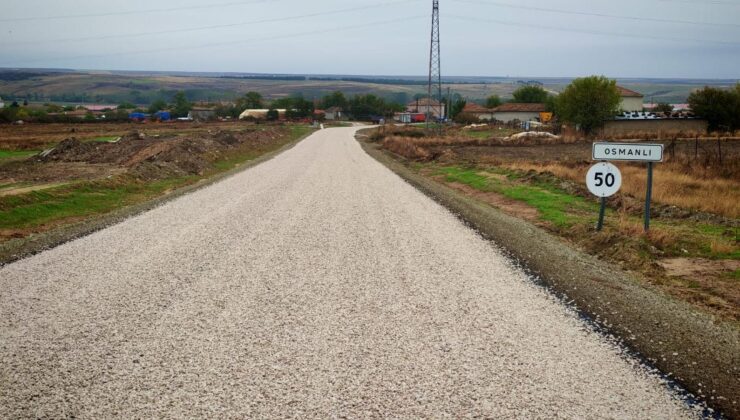 Söğütlüdere ile Osmanlı arası asfaltlandı