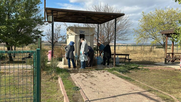 Su Parkı’ndaki çeşmeler hizmette