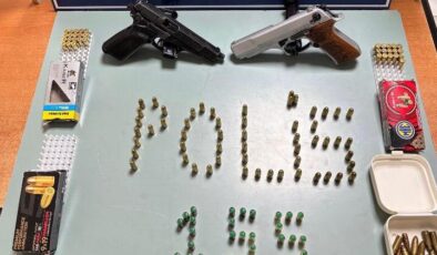 Tabanca ve fişek ele geçirildi