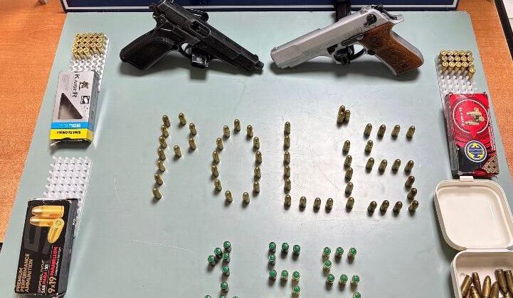 Tabanca ve fişek ele geçirildi