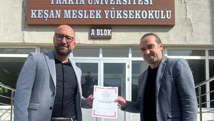 Trakya Üniversitesi’nden bir buluş daha
