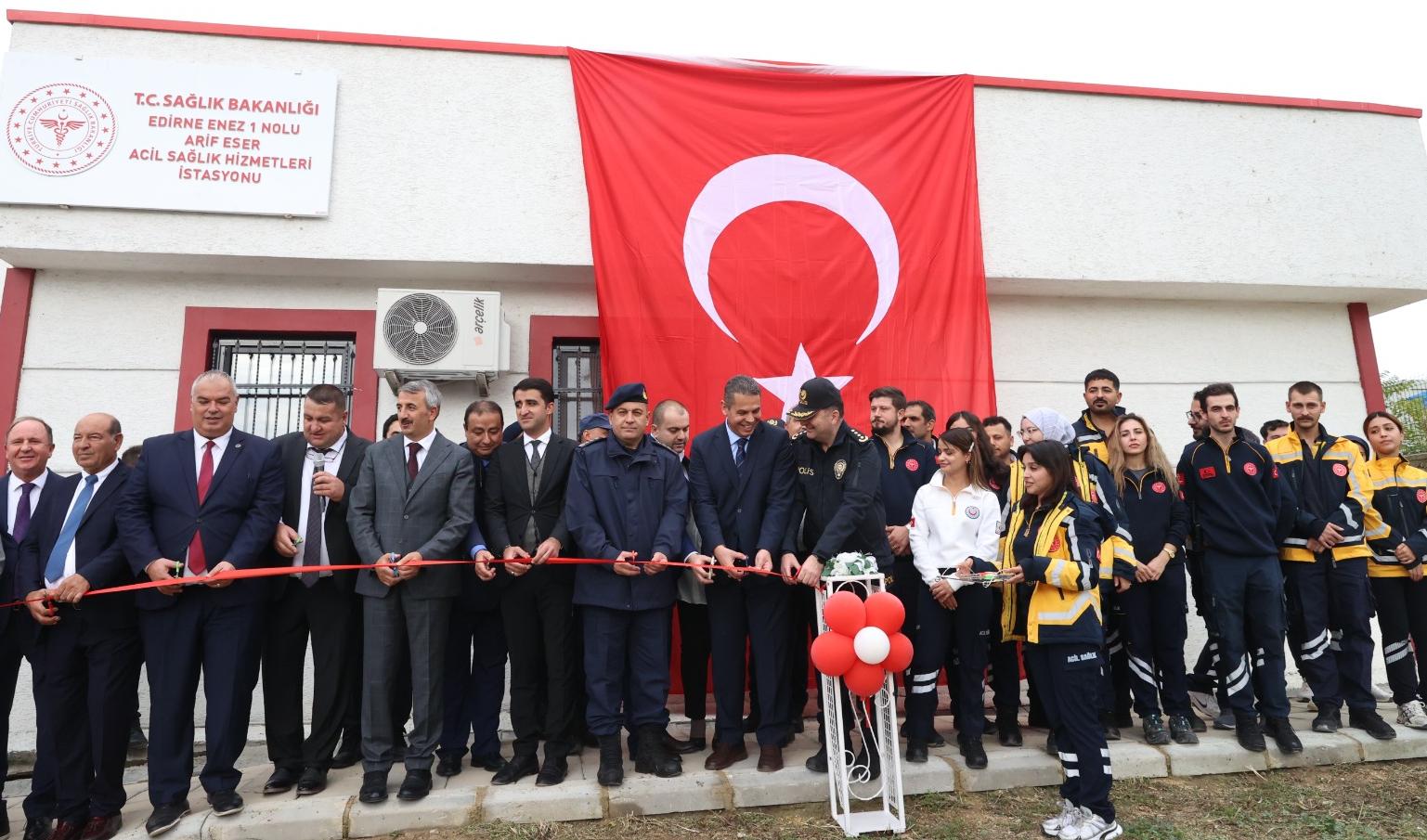 Vali Sezer, Enez’de açılışlar gerçekleştirdi