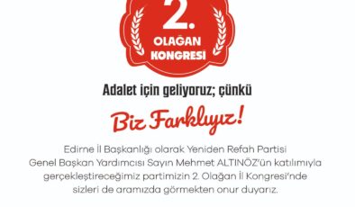 YRP Kongresi 12 Ekim’de