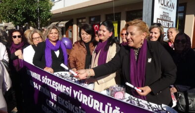 Kadınlara siyah kurdeleli mektup