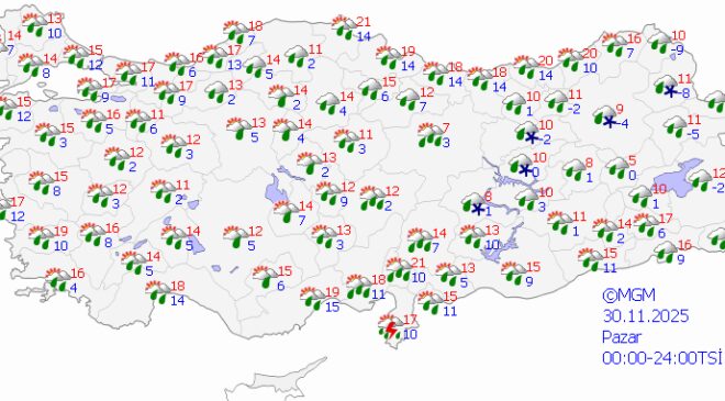 Bir tek Edirne’ye yağmayacak