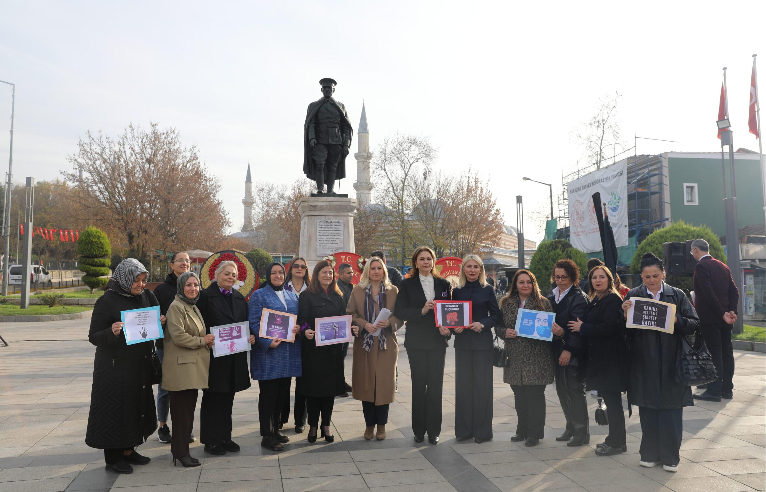 ‘Kadına yönelik şiddete karşı ses çıkarın’
