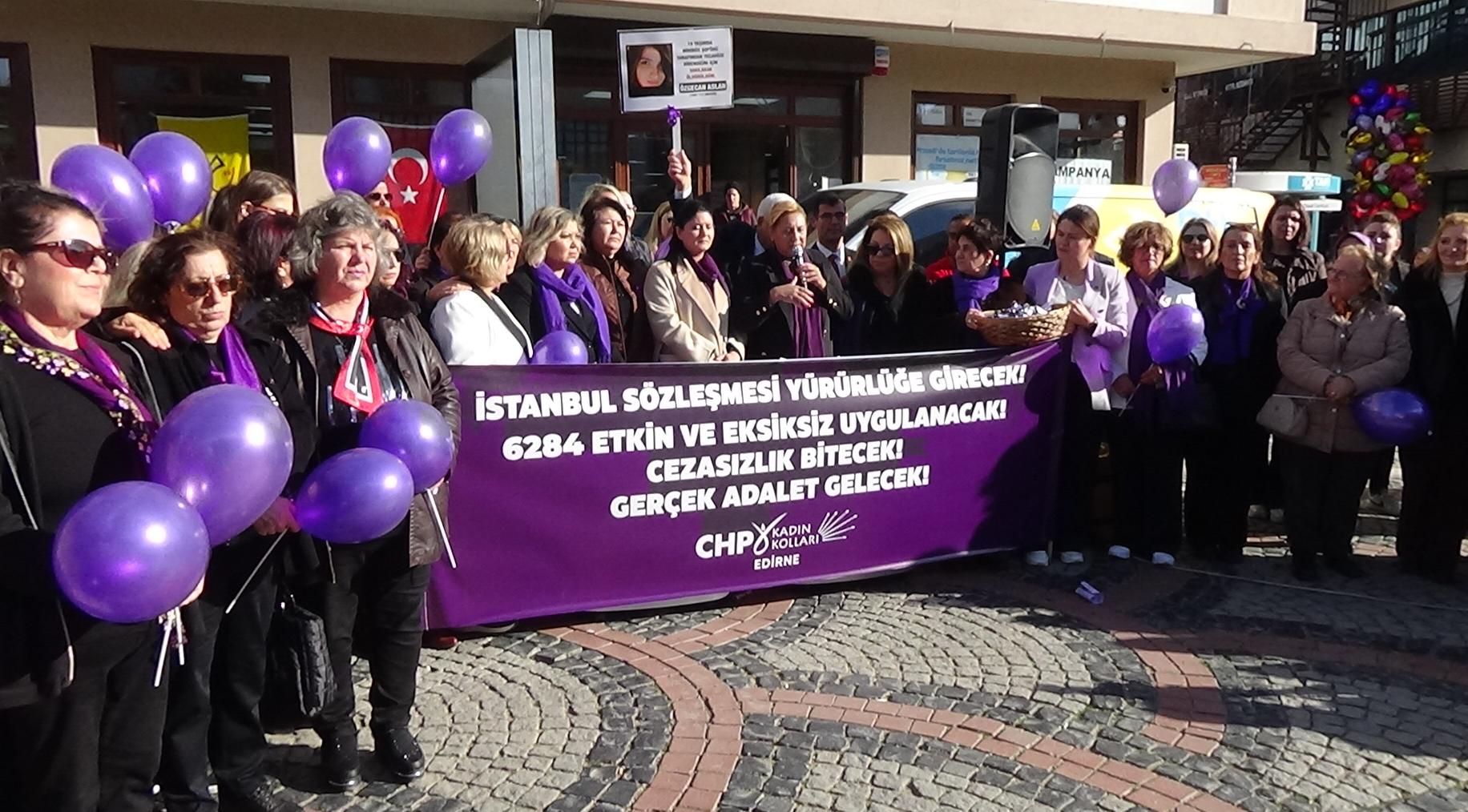 Kadınlara siyah kurdeleli mektup