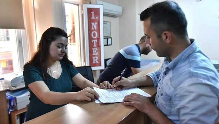 Noterlerde yeni dönem