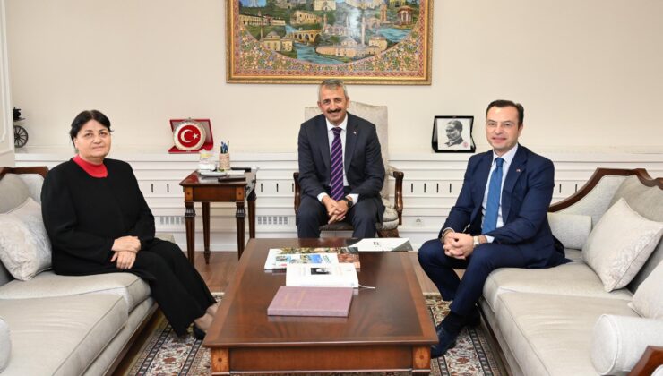 Işık ve Levent Sadık’tan Sezer’e ziyaret