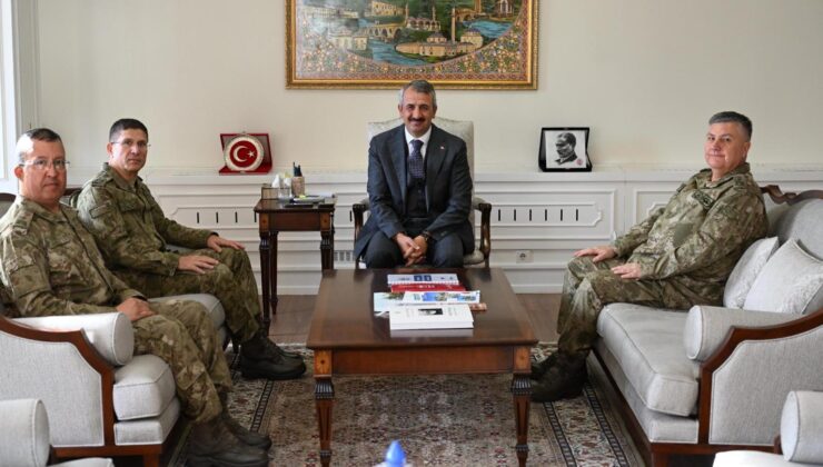 Orgeneral Ersay’dan Vali Sezer’e ziyaret